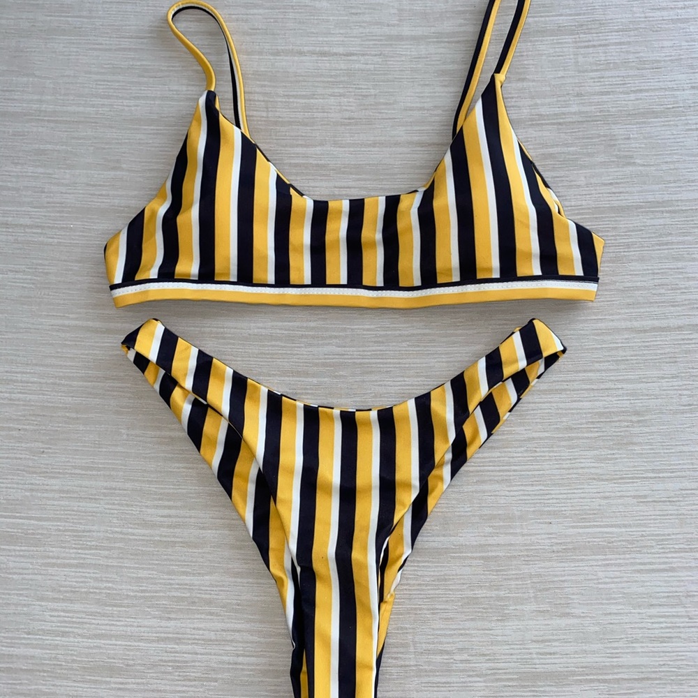 Lana Swimwear Lunar Stripe Bikini Set